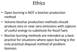 Biochar burn school 2