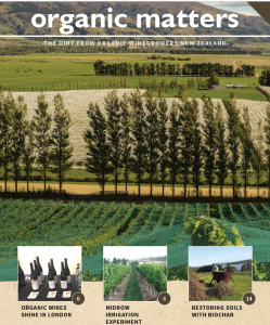 Organic Winegrowers NZ magazine